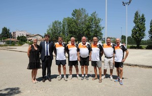France quadrettes 4 ème division à Saint Denis lès bourg, l'équipe qualifiée